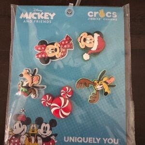 Disney Mickey and Friends Jibbitz Charms - Blue and White
